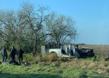 Mueren dos elementos de la Guardia Estatal en volcadura. Foto de X @FuriaNegra77