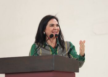 Mónica Villarreal, candidata a la alcaldía de Tampico por Morena. Foto de X Mónica Villarreal