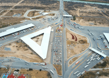 Falla provoca cierre de aduana de Nuevo Laredo a operaciones de carga. Foto de Gobierno de México