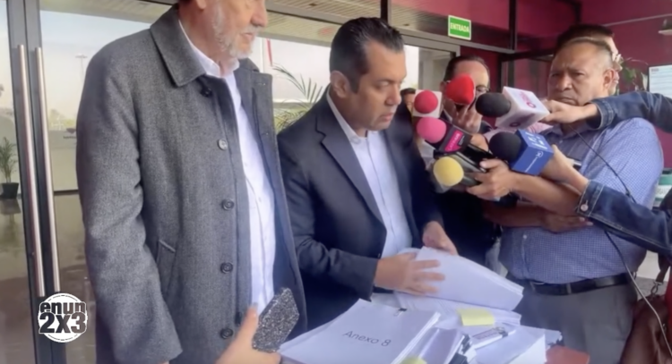 “No vamos a permitir que se registre una persona que está impedida": presentan pruebas contra Cabeza de Vaca. Foto tomada de video