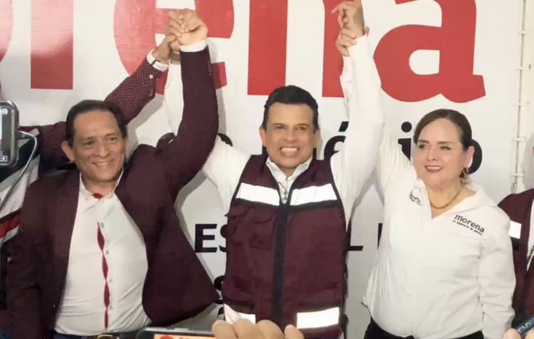 Morena rompe alianza y elige a Gattás como candidato a la alcaldía de Ciudad Victoria. Foto tomada de video