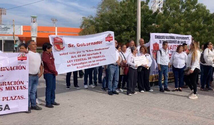 Sindicalizados de Salud piden piso parejo en asignación de plazas