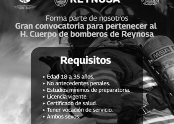 Gobierno de Reynosa convoca a que te integres a PC y Bomberos