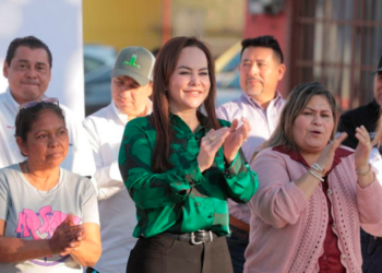 Carmen Lilia Canturosas sube en las encuestas tras su registro ante el IETAM