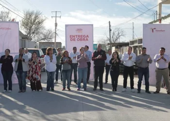 Entrega Carmen Lilia obras de infraestructura vial y deportivas