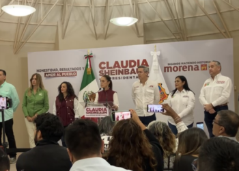 “El pueblo de Tamaulipas es el que va a decidir”: Sheinbaum sobre Eugenio Hernández. Foto tomada de video