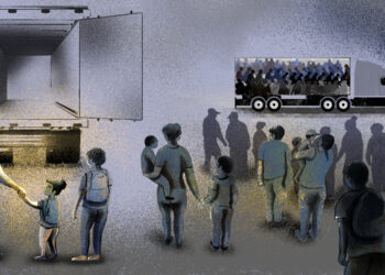 Tráileres, trampa para migrantes