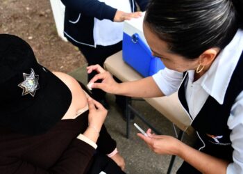 Previene SSPT enfermedades respiratorias por temporada invernal entre su personal