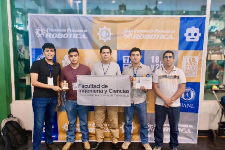 Alumnos de la UAT obtienen el primer lugar en el Torneo Mexicano de Robótica