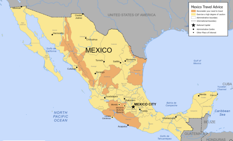 Australia mantiene en su alerta de viaje a Tamaulipas. Foto tomada de Gobierno de Australia