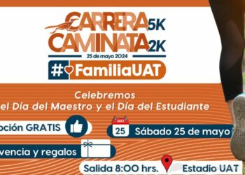 INVITA LA UAT A LA CARRERA 5K Y CAMINATA 2K EN CD. VICTORIA
