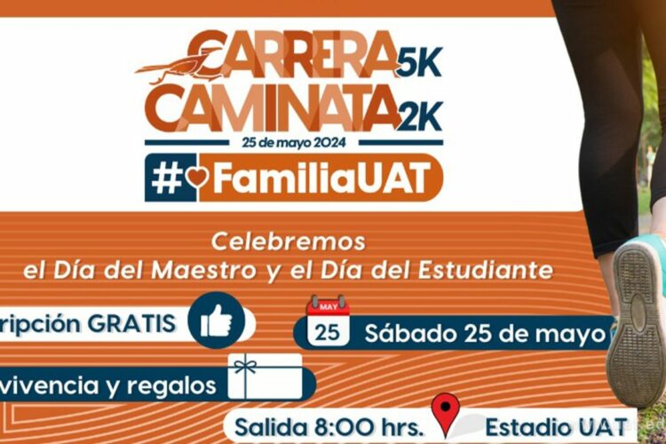 INVITA LA UAT A LA CARRERA 5K Y CAMINATA 2K EN CD. VICTORIA