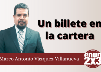 Un billete en la cartera