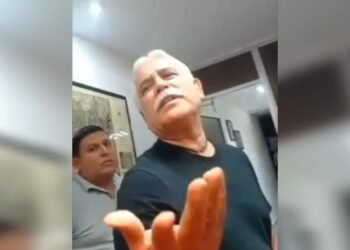 Vicente Verástegui amenaza a funcionarios de Conagua al ser descubierto por aguachicoleo