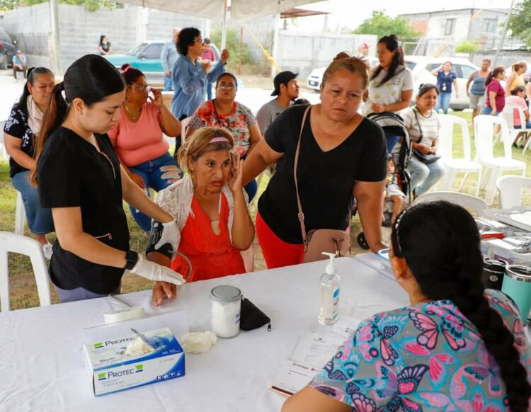 Gobierno de Reynosa brinda brigada de salud en la colonia Presa La Laguna