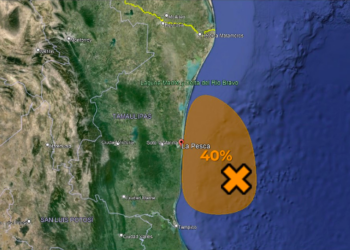 Probable depresión tropical impactaría entre Tampico y La Pesca