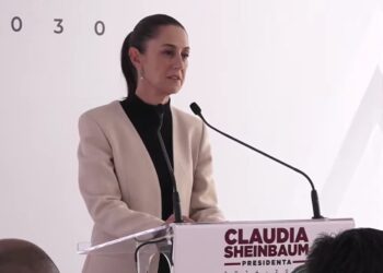 Claudia Sheinbaum, virtual presidenta electa de México en conferencia de prensa.