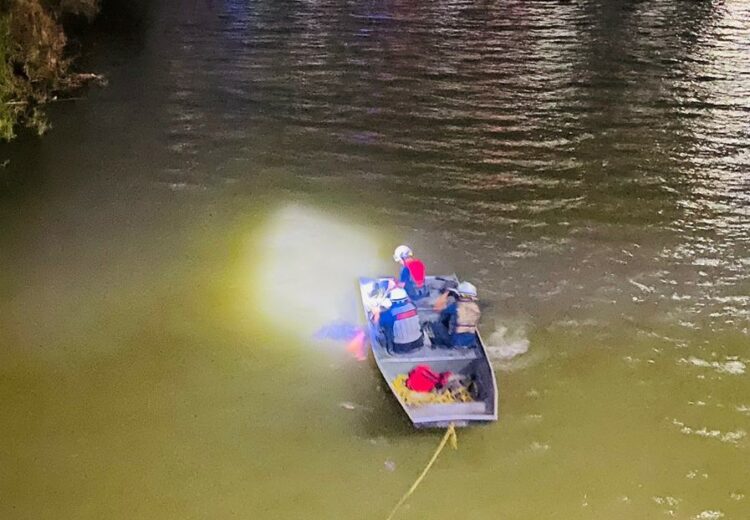 Coordina Gobierno de Reynosa rescate de cuerpo en el canal Anzadúas