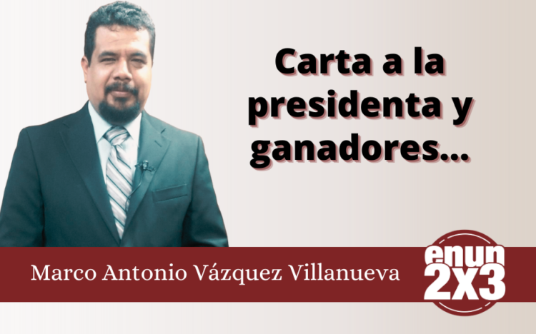 Carta a la presidenta y ganadores…