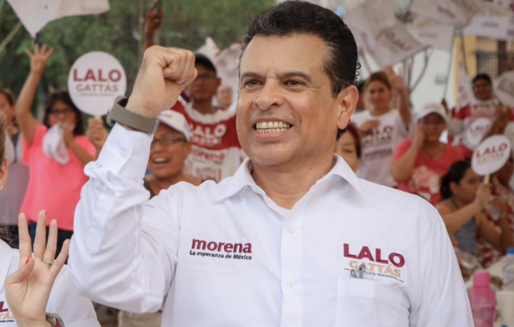 Reeligen victorenses a Lalo Gattás. Foto de Facebook Lucy de Gattás