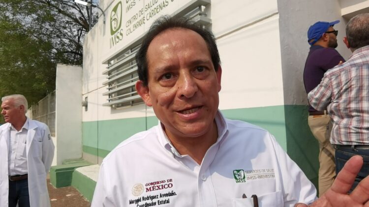 Marggid Antonio Rodríguez Avendaño, coordinador estatal del IMSS-Bienestar.