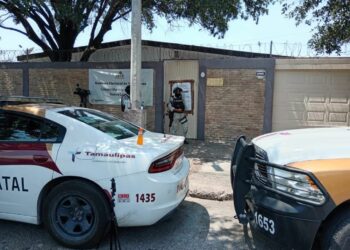 Integrantes del CDN se colaron al consejo municipal electoral de Nuevo Laredo. Foto cortesía