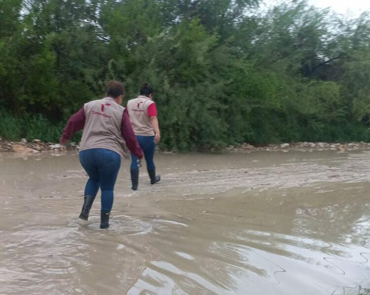 Recorre SEBIEN municipios luego del paso de Alberto