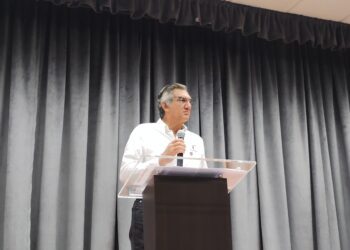 Américo Villarreal Anaya, gobernador constitucional de Tamaulipas. Foto por Xóchitl García Rodríguez.