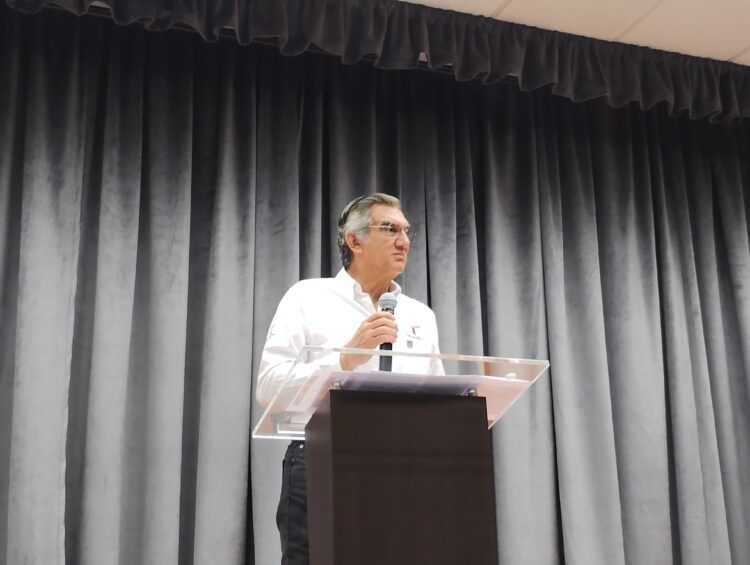 Américo Villarreal Anaya, gobernador constitucional de Tamaulipas. Foto por Xóchitl García Rodríguez.