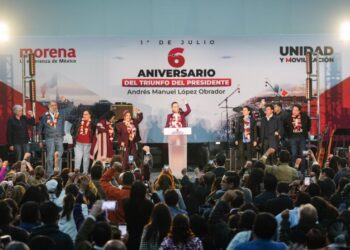 Claudia Sheinbaum celebra los seis años del triunfo de la transformación