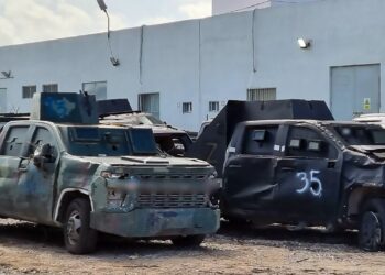 Destruye FGR 50 “monstruos” con blindaje artesanal en Reynosa, Tamaulipas
