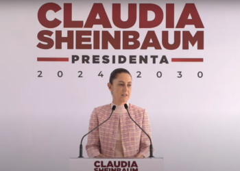 Claudia Sheinbaum. Foto tomada de video