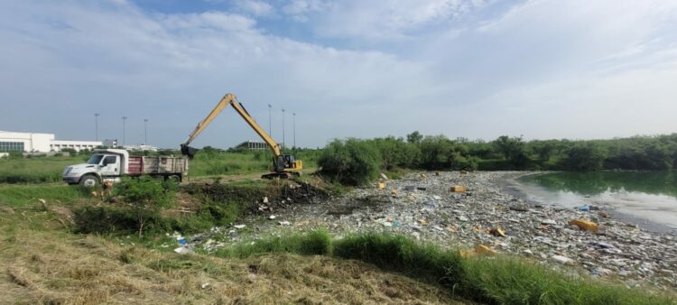 El Gobierno de Reynosa pone manos a la obra para limpiar la Laguna La Escondida