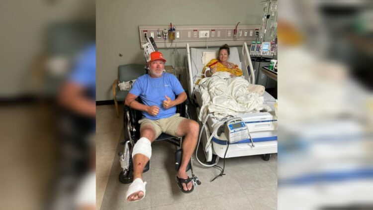 Fueron atacados por tiburón y sobreviven en la Isla del Padre