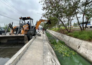 Incrementa Gobierno de Reynosa desazolve de drenes y canales