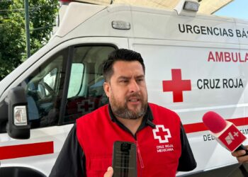 Luis Villafaña Torres, subcoordinador estatal de Socorros de la Cruz Roja Tamaulipas.