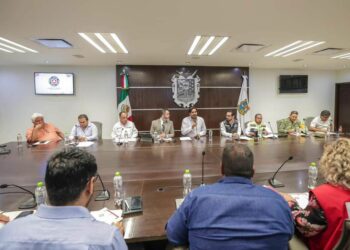 Reunión del Comité Operativo de Emergencias de Protección Civil en Reynosa