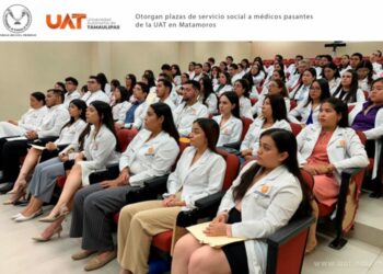 Otorgan plazas de servicio social a médicos pasantes de la UAT en Matamoros