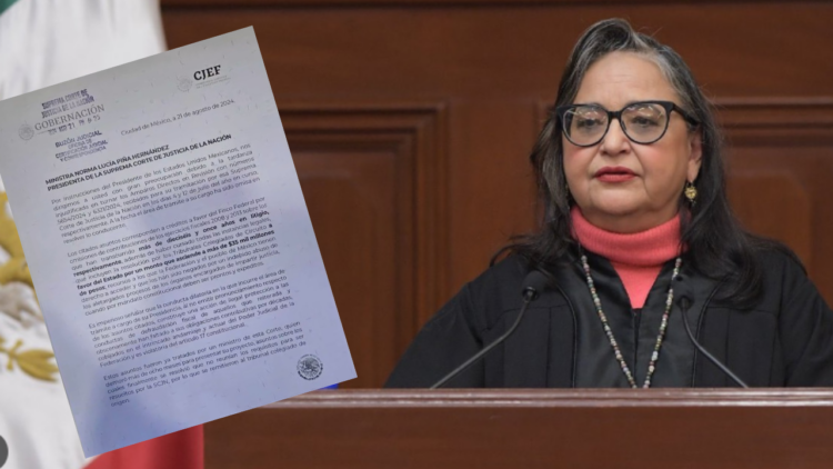 Esta es la carta que Gobernación envió a Norma Piña para resolver casos de adeudo por 35 mil mdp de Grupo Salinas