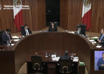 Comienza sesión del Tribunal para ratificar designación de pluris; se presentaron 8 mil 867 medios de impugnación. Foto tomada de video