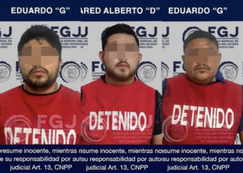 Fiscalía confirma detención de 3 involucrados en secuestro de empresario en Reynosa. Foto de Fiscalía Tamaulipas