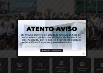 Hackean página de Facebook del TRIELTAM | Foto de la página del Tribunal Electoral del Estado de Tamaulipas