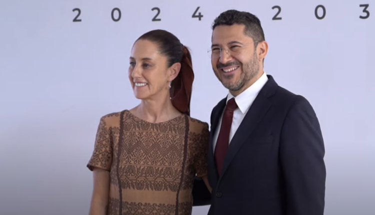 Martí Batres será el nuevo director del ISSSTE, confirma Sheinbaum. Foto tomada de video