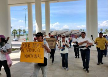 Poder Judicial de la Federación comienza paro indefinido de labores. Foto de Xóchitl García/EnUn2x3