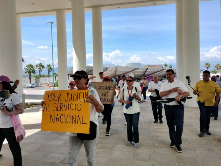 Poder Judicial de la Federación comienza paro indefinido de labores. Foto de Xóchitl García/EnUn2x3