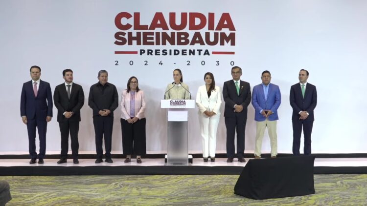 Sheinbaum se reúne con gobernadores de 8 estados del país
