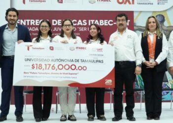 Reciben beca “Futuro Tamaulipas” ITABEC-UAT 9 mil 088 estudiantes en ciclo 2024/25