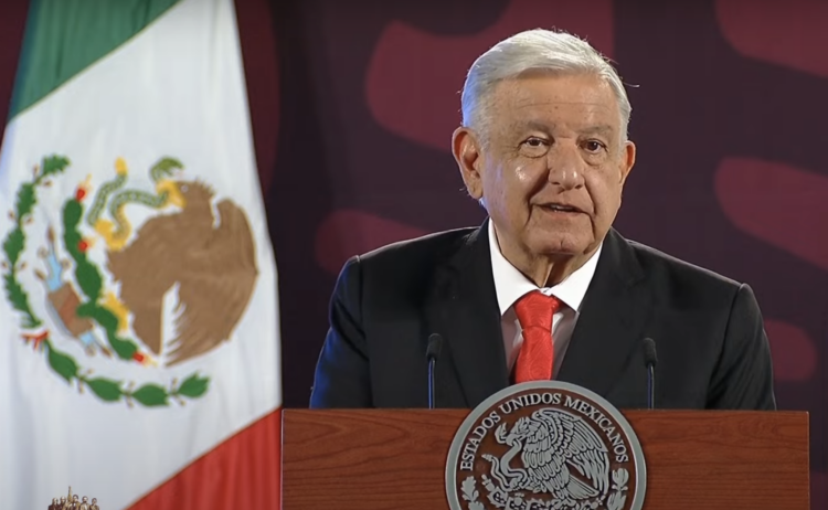 "Que los dé a conocer": AMLO reta a García Luna a presentar pruebas de vínculos con el crimen organizado. Foto tomada de video