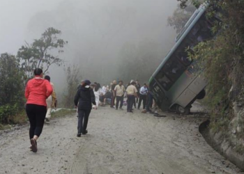 Al menos cuatro mexicanos heridos en accidente en Perú. Foto de @cuscopost