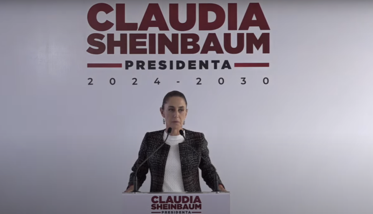 #EnVivo Claudia Sheinbaum ofrece conferencia de prensa. Foto tomada de video